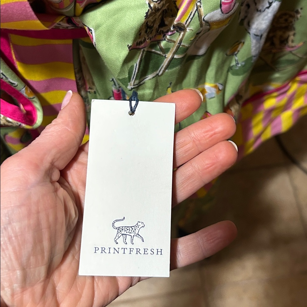 NWT Print Fresh Palm Royale Pooches Robe size L/XL - Picture 6 of 6